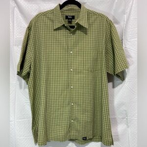 Men's Green Checkered Casual Shirt
